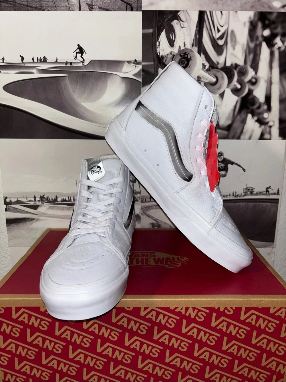 Vans Sk8-Hi XI Leather sz 8.0 Men’s 9.5 Woman